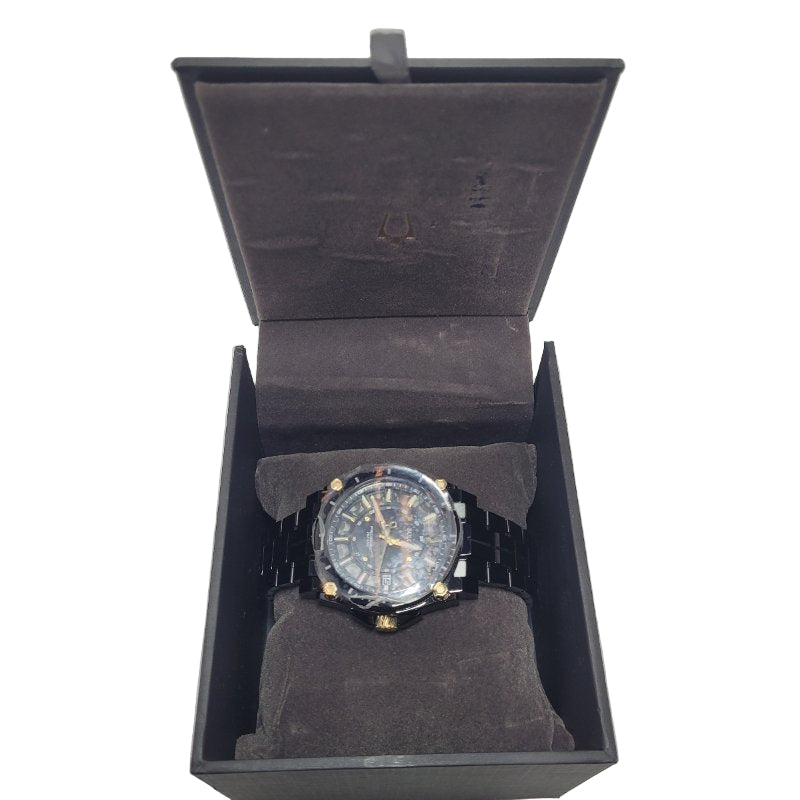 Reloj  Icon Precisionist Bulova 98b408 Negro Masculino