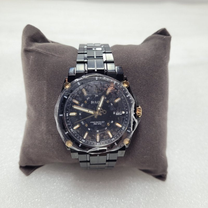 Reloj  Icon Precisionist Bulova 98b408 Negro Masculino