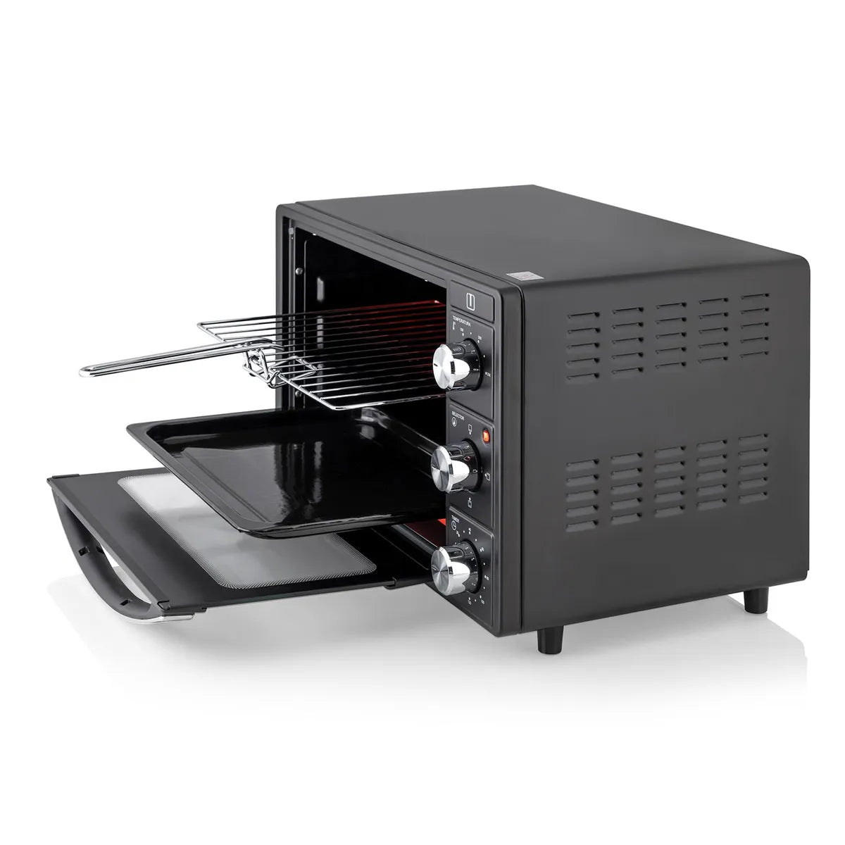 Horno Eléctrico 25 Litros Thomas TH-25N01 1500W, Negro