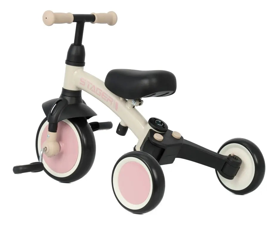 Triciclo QPlay Stager 3 en 1 Rosado