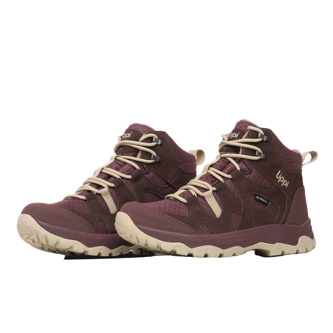Botines Lippi Tellus Mid Uva  Oscuro Eur 40 Femenino