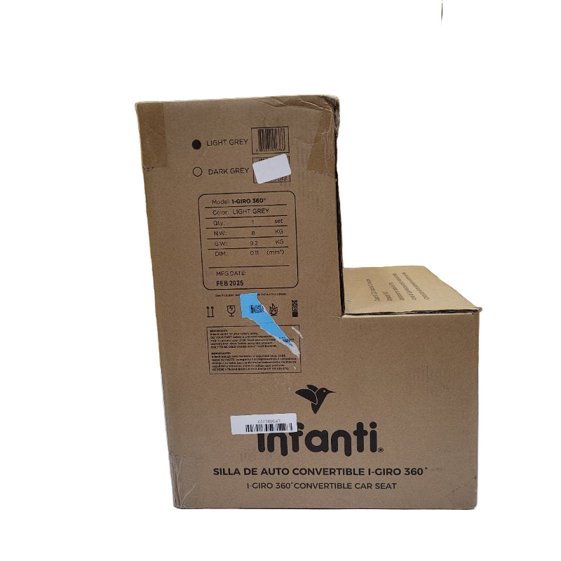Silla De Auto Convertible Infanti I-Giro 360 Light Grey 1 Unisex