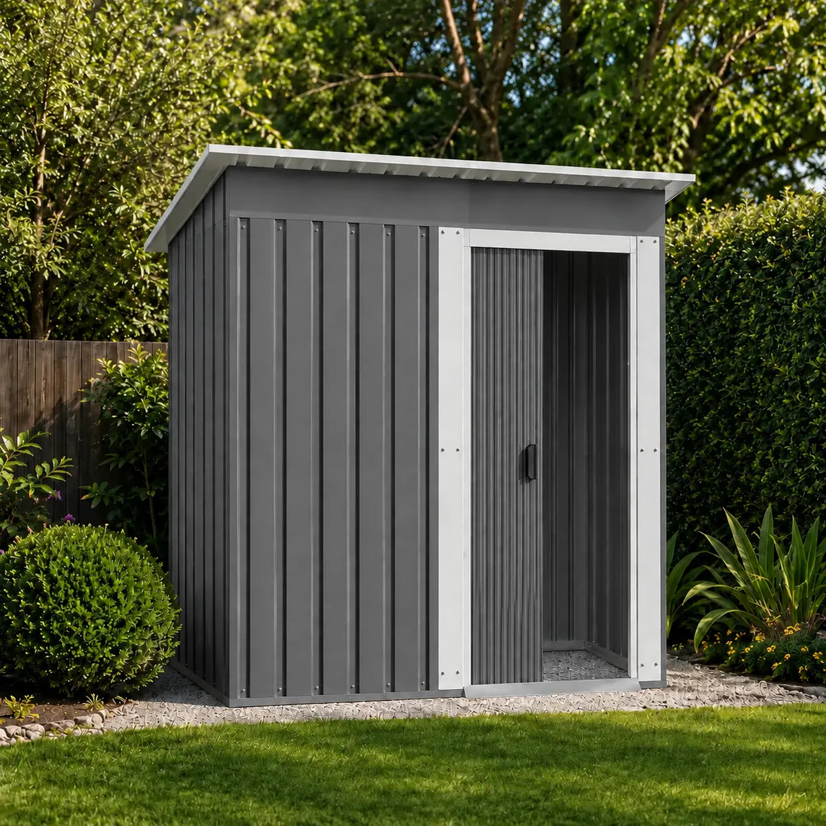 Bodega Jardín IGPRO IGBJ0305-GR 181x162x86 cm Gris
