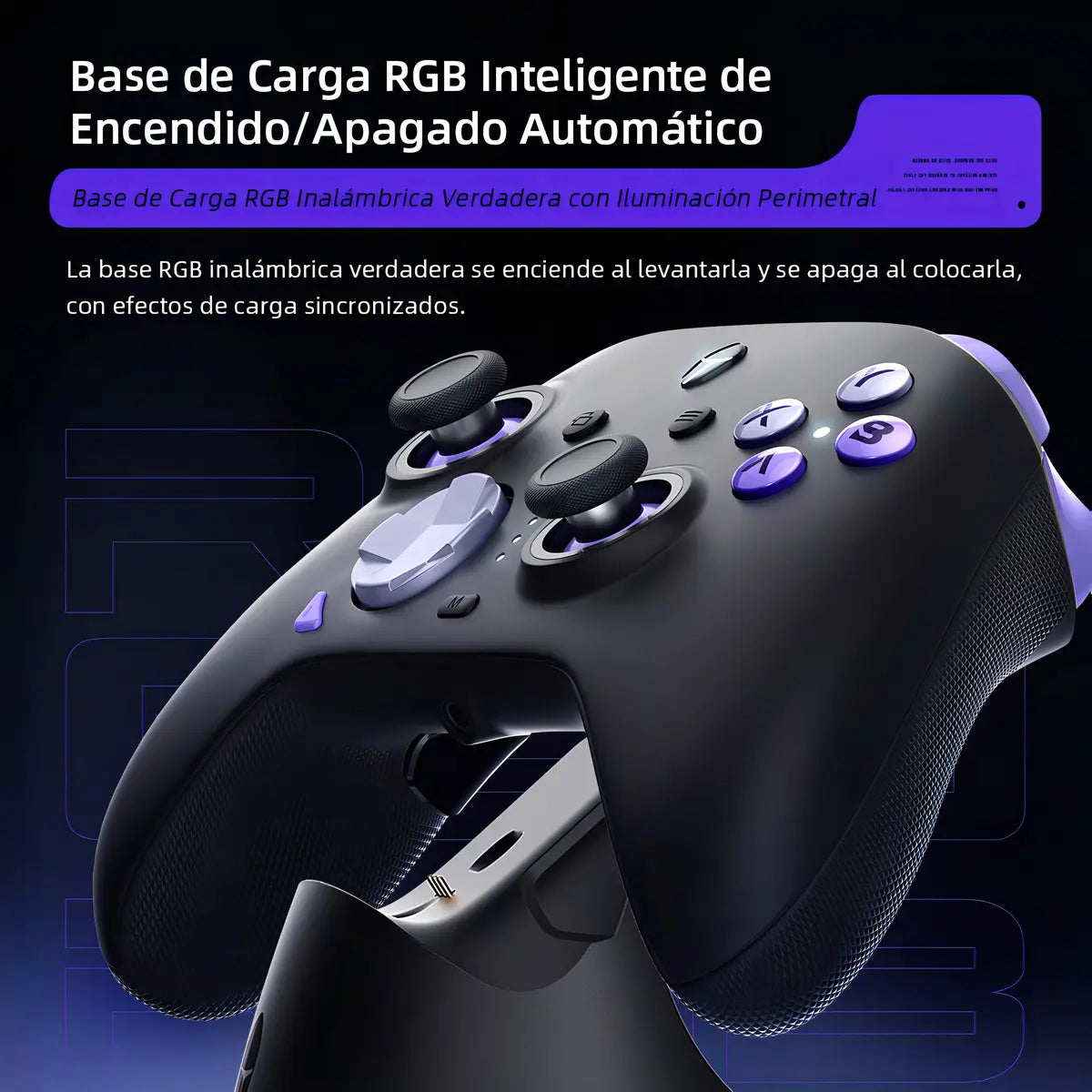 Control Gamer Inalámbrico Thunderobot G80 con Joystick Hall y Botones ABXY Swappable, Negro