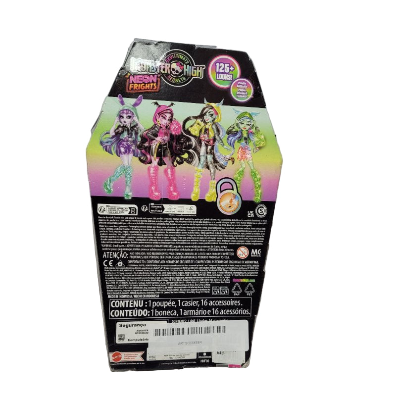 Muneca  Monster  High Mattel Toralei Skulltimate Secrets Neon Nina