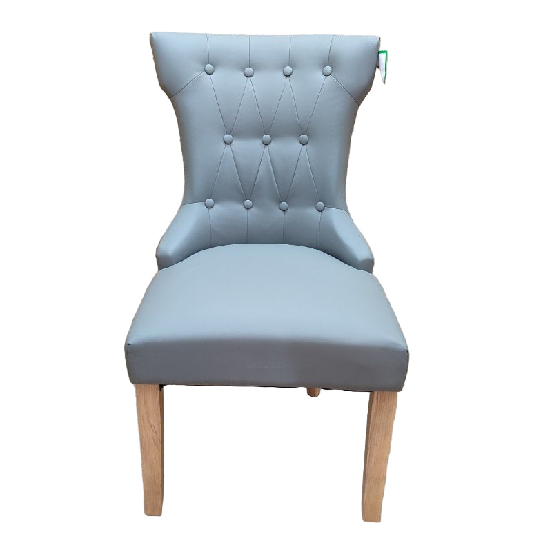 Set De 2 Sillas Capitone Muebles Santa Ana Drag Grey