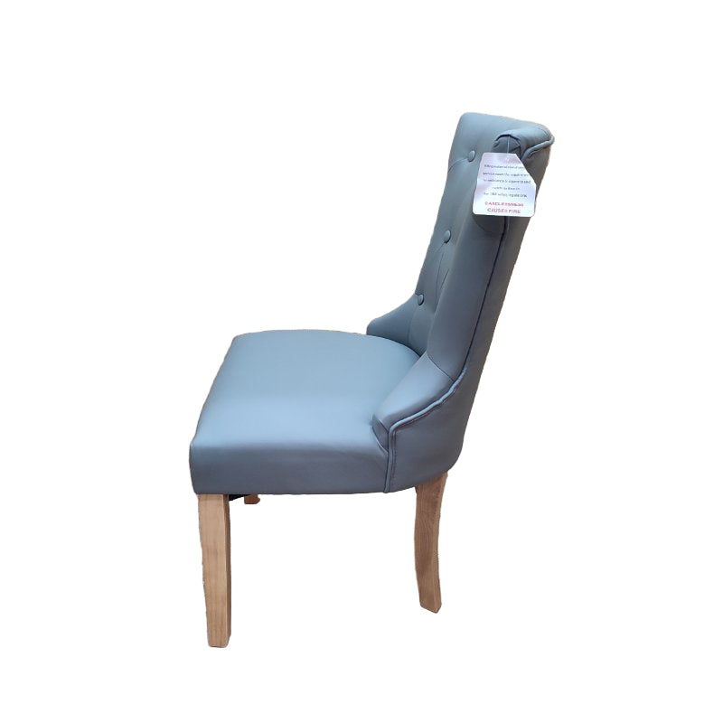Set De 2 Sillas Capitone Muebles Santa Ana Drag Grey