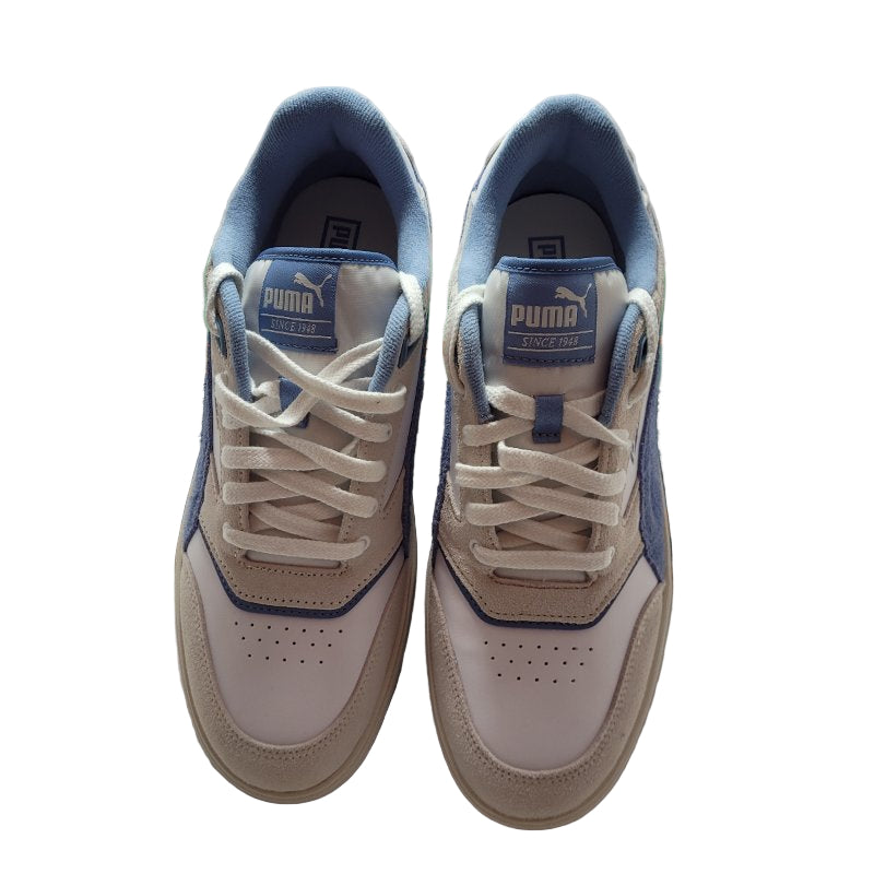 Zapatilla De Hombre Puma Doublecourt Prm White Celeste 44