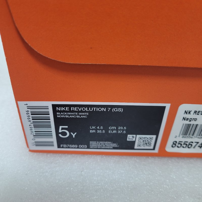 Zapatillas Deportivas Nike Revolution 7 Negro Eur 37.5 Unisex