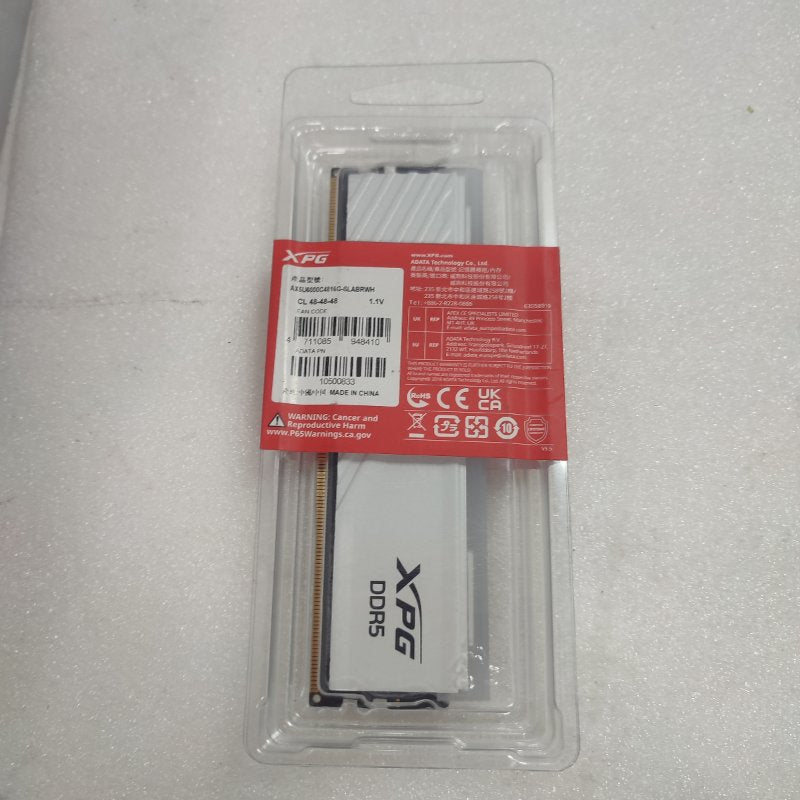 Memoria Ram Ddr5 Xpg Lancer Blade White 16gb / 6000mt/S Pc5-48000