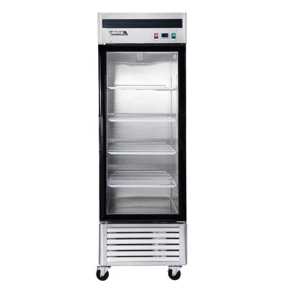 Refrigerador 1 Pta Vidrio Ventus Vr1ps-700v Acero Inox. 580l