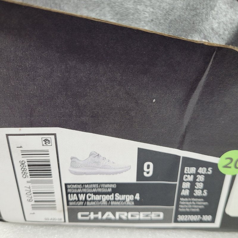 Zapatillas Under Armour Ua W Charged Surge 4 Blanco Eur 40.5 Unisex