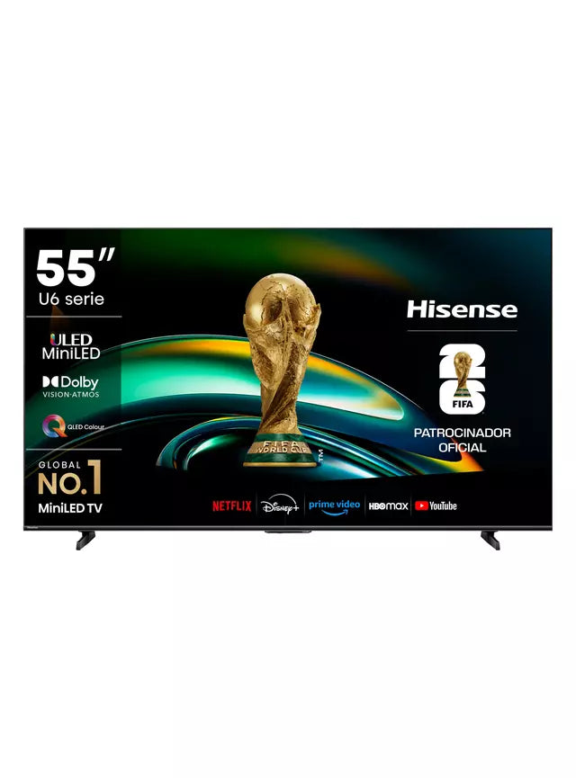 Smart TV Hisense 55" 4K 55U6QV