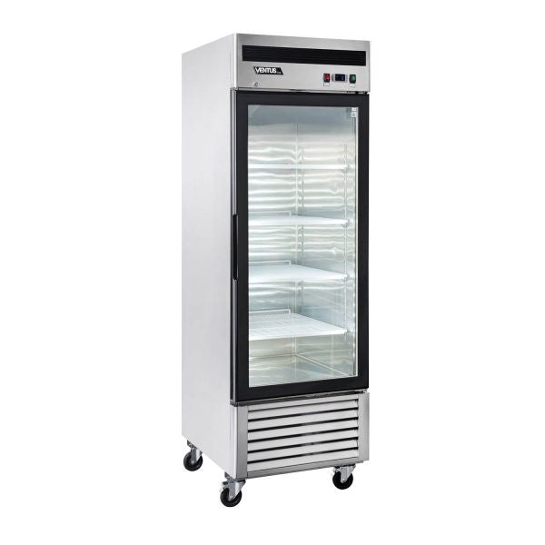 Refrigerador 1 Pta Vidrio Ventus Vr1ps-700v Acero Inox. 580l