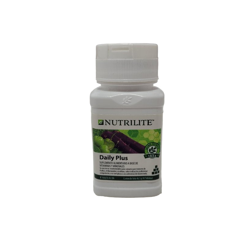 Daily Plus 45 Tabletas Amway Suplemento Alimenticio A Base De Vitaminas Y Minerales 46.3g