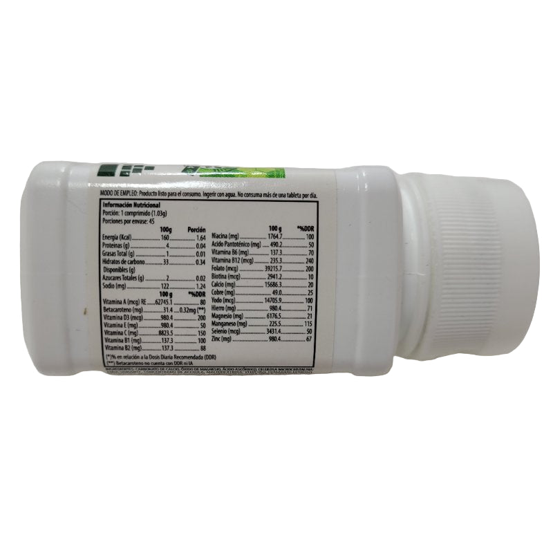 Daily Plus 45 Tabletas Amway Suplemento Alimenticio A Base De Vitaminas Y Minerales 46.3g