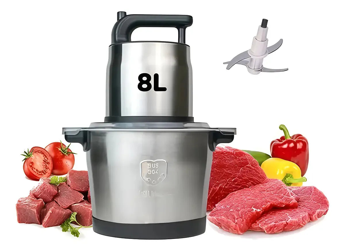 Picadora Moledora Eléctrica de Carnes y Verduras Kitchen Essentials 8 Litros