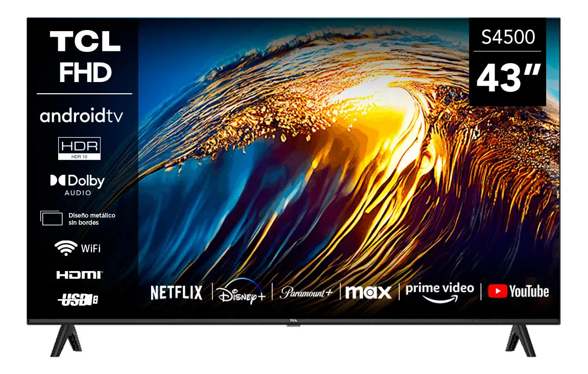 Smart Tv Tcl 43s4500a 43"