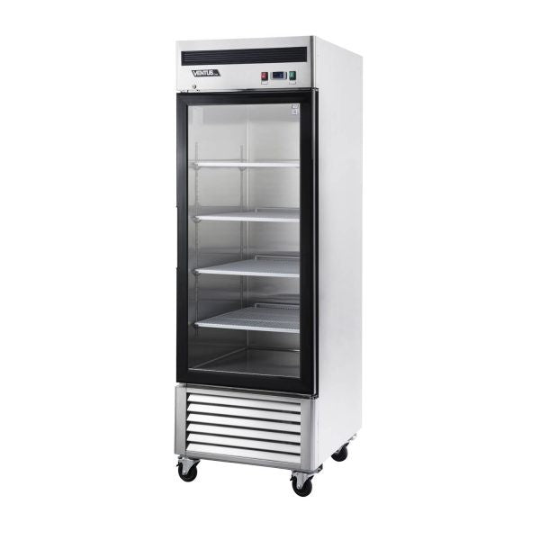 Refrigerador 1 Pta Vidrio Ventus Vr1ps-700v Acero Inox. 580l