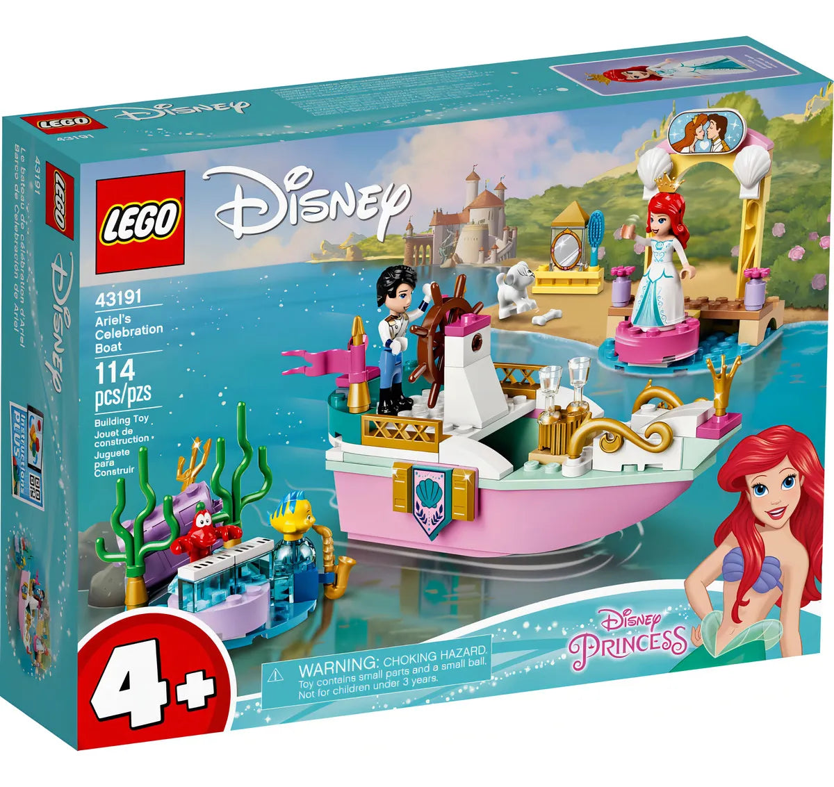Disney Princess Lego 43191 Barco De Celebración De Ariel