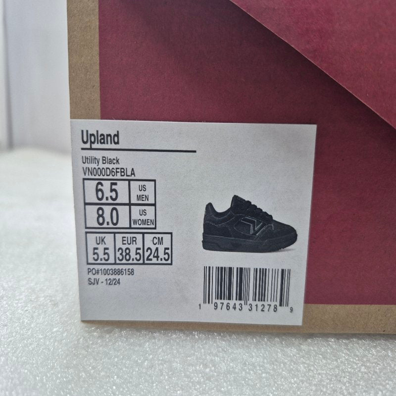 Zapatillas Vans Upland Vn000d6fbla Negro 38.5eur / 24.5cm