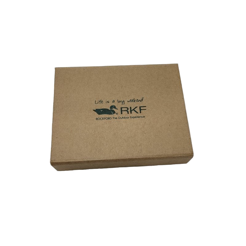Billetera  Cuero Rkf Tc Simple Café oscuro Masculino