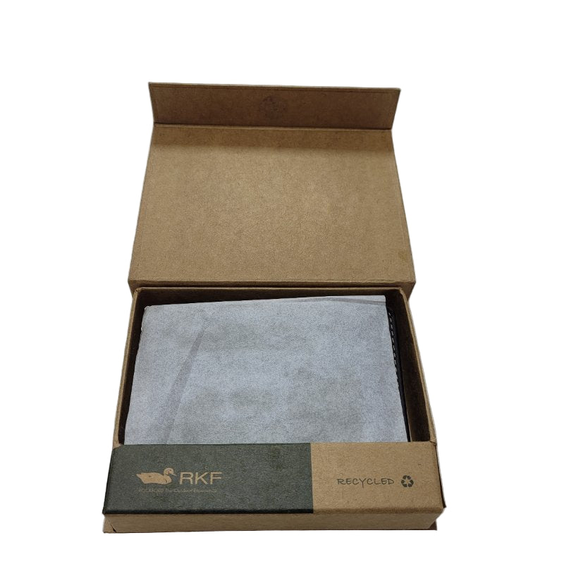 Billetera  Cuero Rkf Tc Simple Café oscuro Masculino