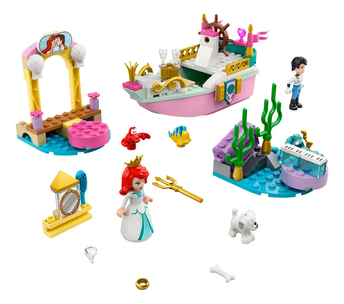 Disney Princess Lego 43191 Barco De Celebración De Ariel