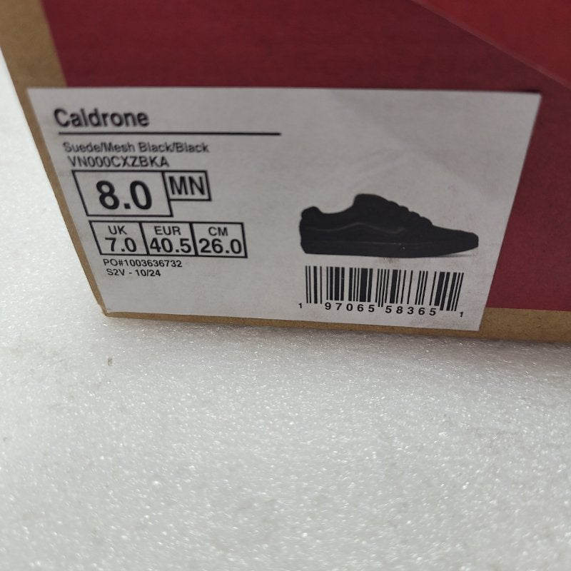 Vn000cxzbka Vans Suede/Mesh Negro 40.5