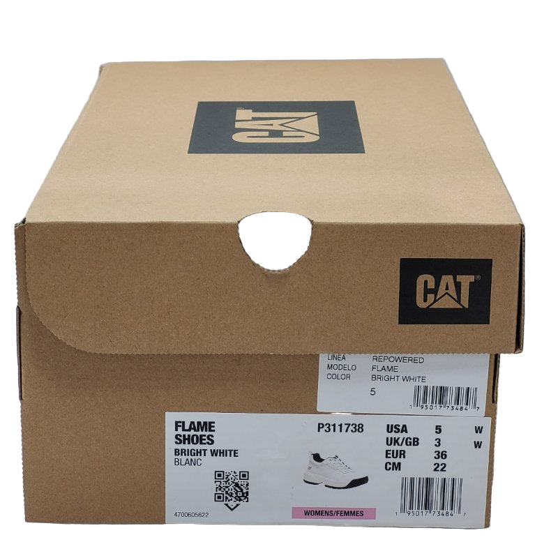 Zapatilla Cat Flame Shoes Blanco 36 Femenino