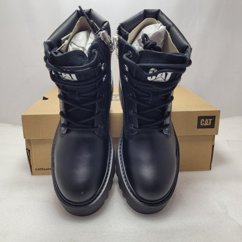Botin Cat Colorado Max Ws6 Zip Negro 39 Femenino