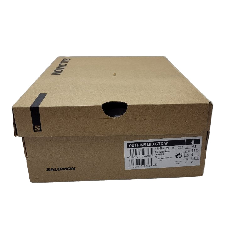 Botin Salomon Outrise Mid Gtx W Negro Eur 37 1/3 Unisex