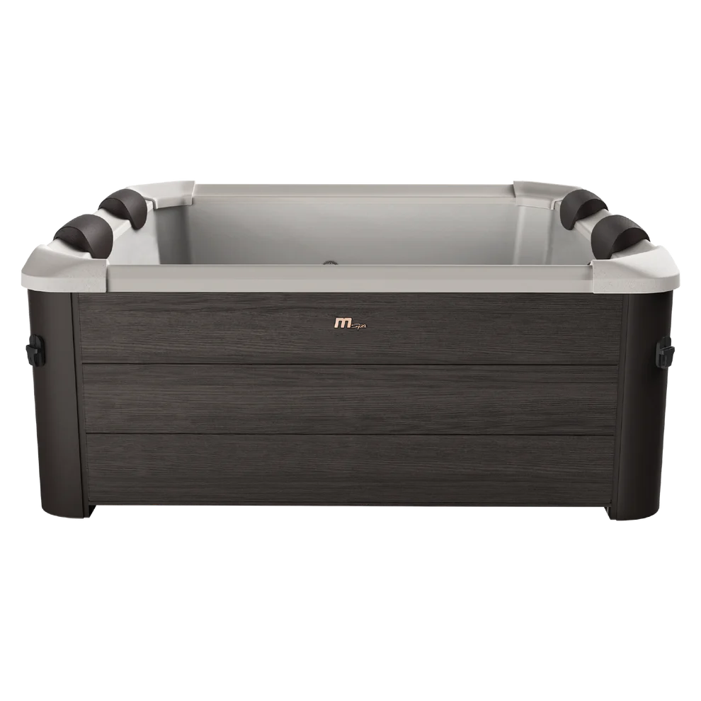 Jacuzzi Cuadrado Rígido Wifi  6 Personas Mspa Oslo F-Am063w Negro 850 Litros