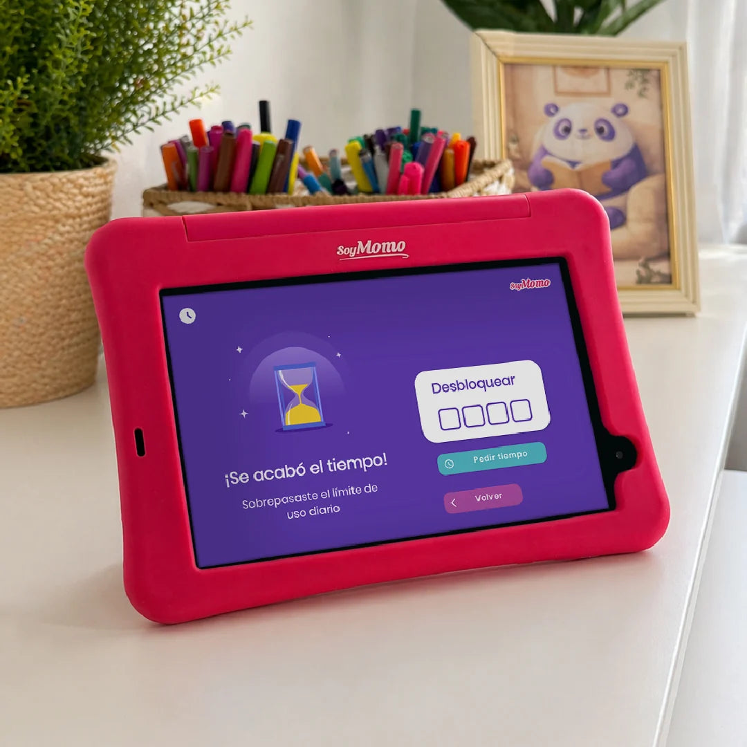 Tablet para Niños + Carcasa Soy Mono Pro 2.0 64 GB + 4 GB, Rosado