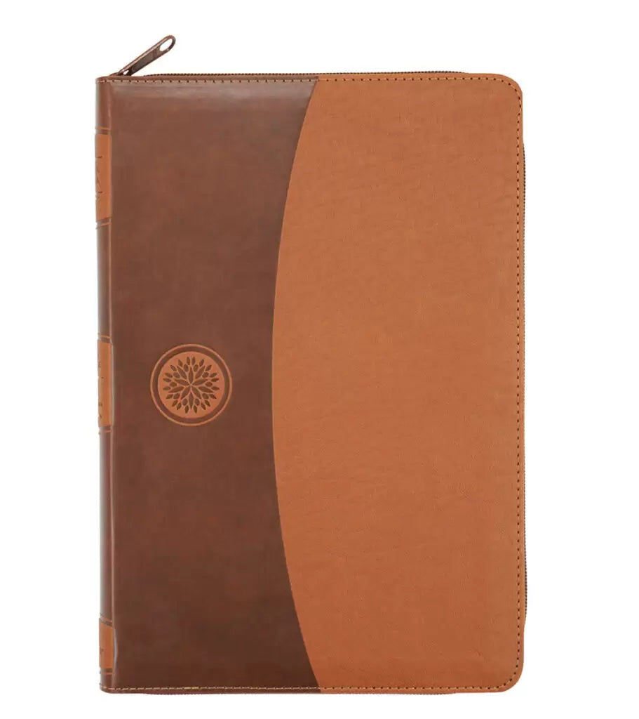 Biblia Reina-Valera 1960 Letra Grande, Cierre Magnético, Símil Piel Marrón