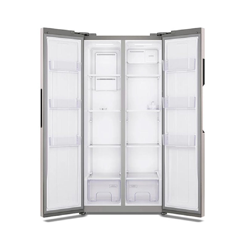 Refrigerador Mademsa 426L No Frost Side by Side Inverter Panel Digital MAS430 Inox