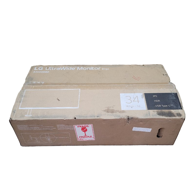 Ultrawide Monitor Ips Hdr Usb Type-C Lg 34wq680 Negro 87cm / 34