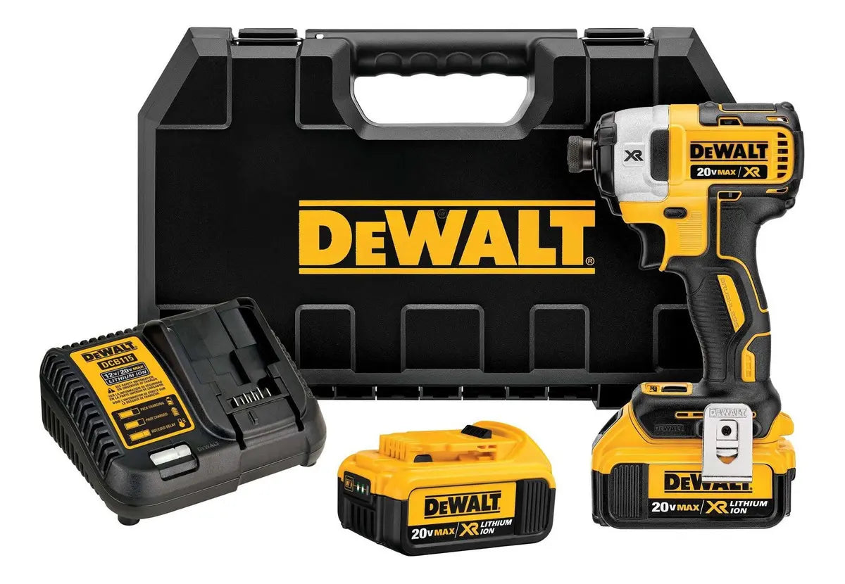 Atornillador de Impacto 1/4 Dewalt DCF887M2, Negro y Amarillo