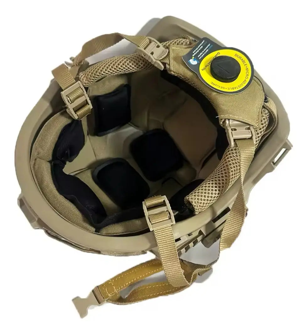 Casco Táctico Kevlar UHMW-PE R1 Protección Balística