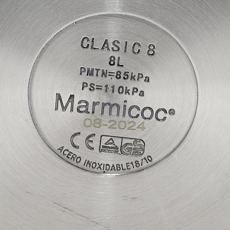 Olla A Presion Marmicoc Clasic 8 Inox 8l