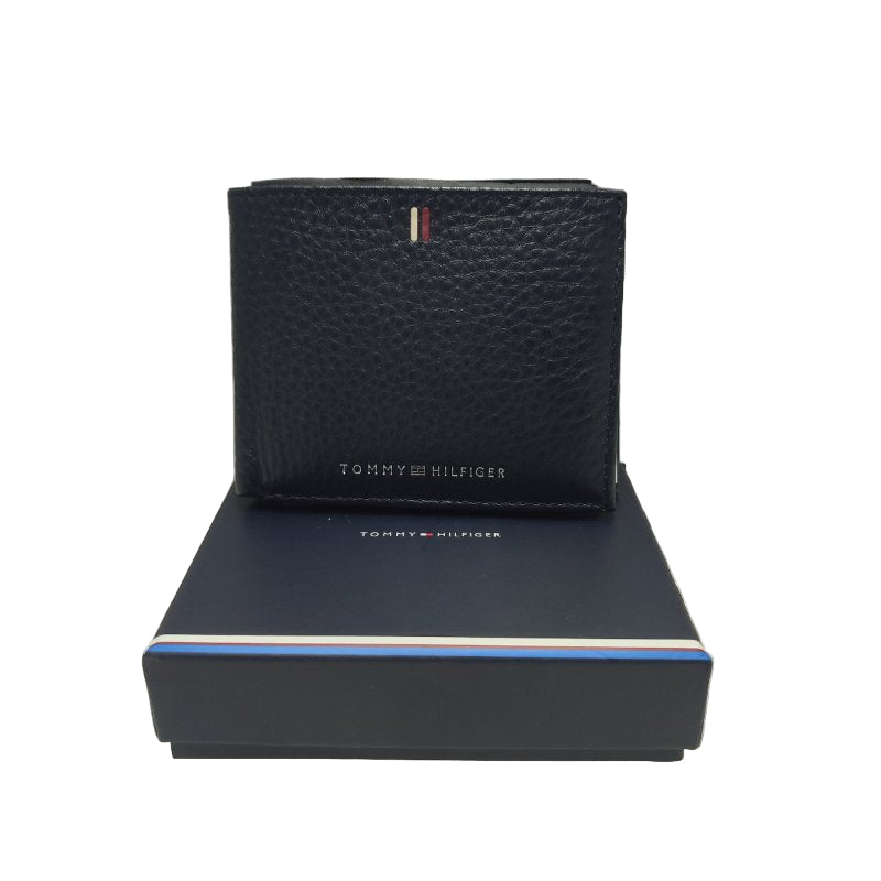 BILLETERA TOMMY HILFIGER CENTRAL MINI CC NEGRO