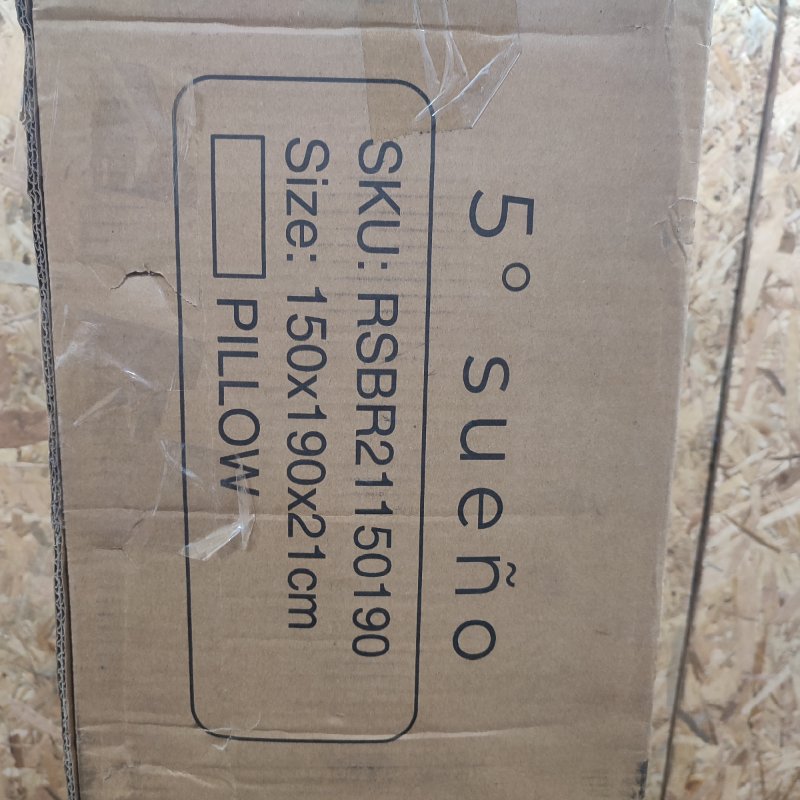 Colchon 2 Plazas 5° Sueno Rsbr21150190 150x190x21cm