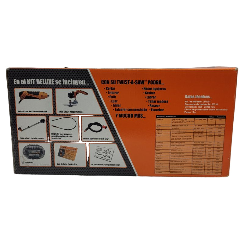 Kit Taladro Convencional The Renovator Jd3361 Twist A Saw Naranjo