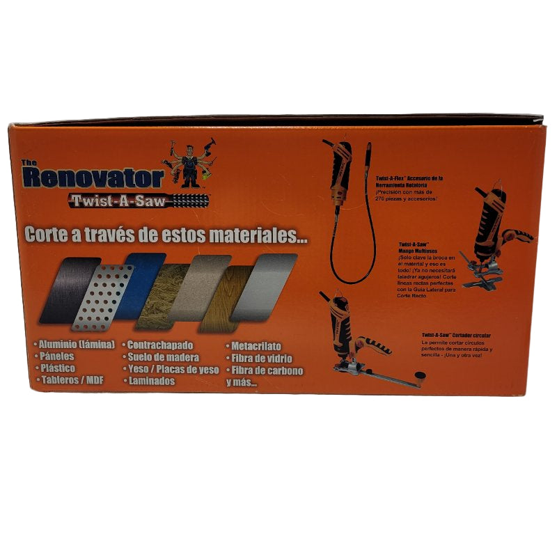 Kit Taladro Convencional The Renovator Jd3361 Twist A Saw Naranjo