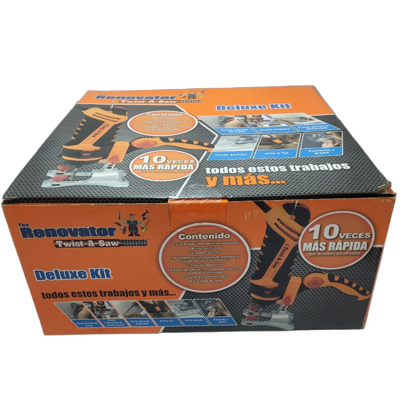 Kit Taladro Convencional The Renovator Jd3361 Twist A Saw Naranjo