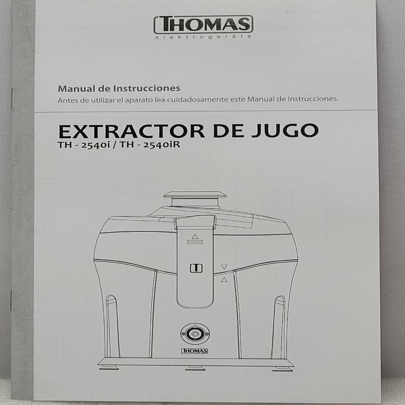 Extractor De Jugo Thomas Th-2540i Negro