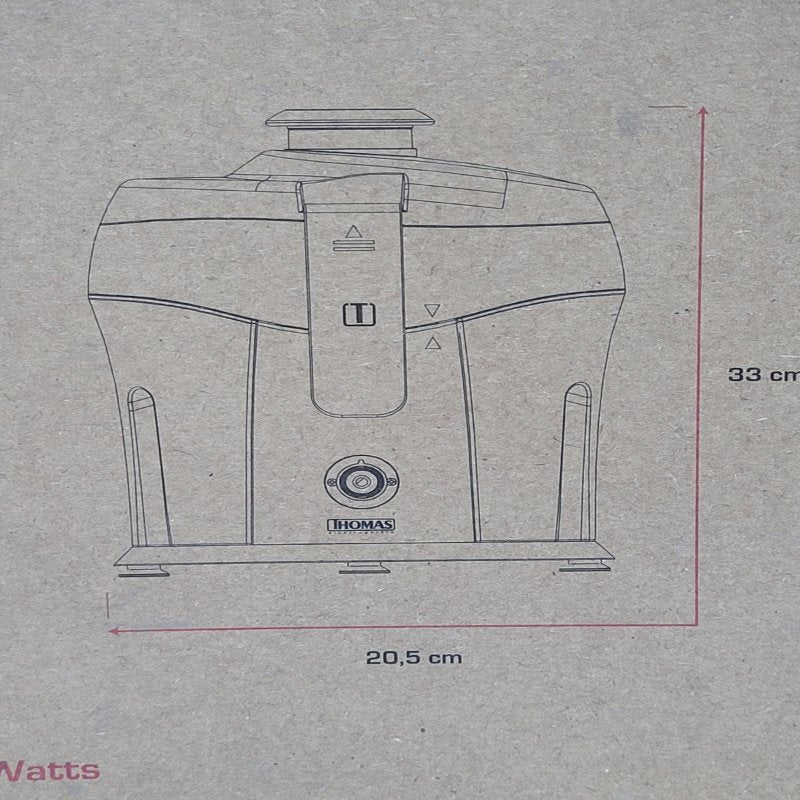 Extractor De Jugo Thomas Th-2540i Negro