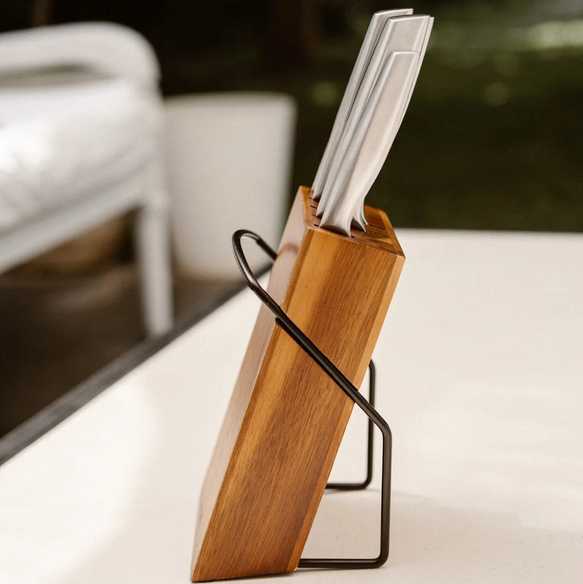 Set Cuchillo 5 Piezas Acero Inoxidable Simplit Stahl Metálico