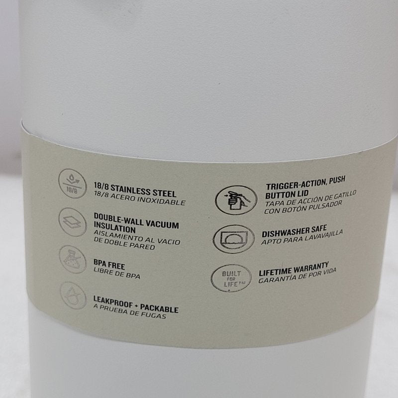 Botella Termica Stanley Quick Flip Blanco 709 Ml