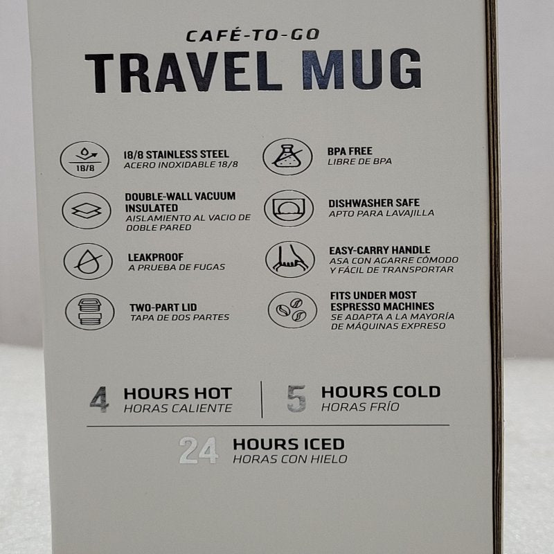 Termo Travel Mug Stanley Cafe-To-Go Cream Gloss 12 0z